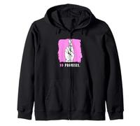 Couleur Rose No Promises Pink Graphic Sweat à Capuche