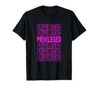 Couleur Rose Privileged on Repeat Pink Graphic T-Shirt