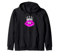 Couleur Rose Royal Kiss Pink Graphic Sweat à Capuche