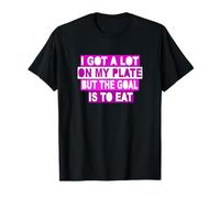 Couleur Rose : The Goal is to Eat Pink Graphic T-Shirt
