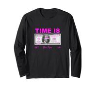 Couleur Rose : Vous Savez déjà Quelle Heure Graphique Rose Manche Longue