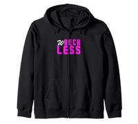 Couleur Rose W-reck-Less Pink Graphic Sweat à Capuche
