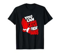 Couleur Rouge Catch Hands Red Graphic T-Shirt