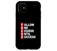 Couleur Rouge Follow The Course Red Graphic Coque pour iPhone 11