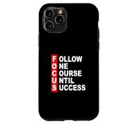 Couleur Rouge Follow The Course Red Graphic Coque pour iPhone 11 Pro