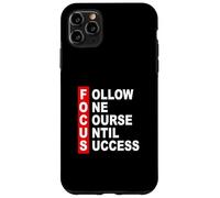 Couleur Rouge Follow The Course Red Graphic Coque pour iPhone 11 Pro Max