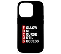 Couleur Rouge Follow The Course Red Graphic Coque pour iPhone 14 Pro