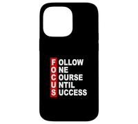 Couleur Rouge Follow The Course Red Graphic Coque pour iPhone 14 Pro Max