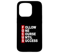 Couleur Rouge Follow The Course Red Graphic Coque pour iPhone 15 Pro