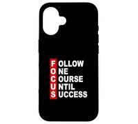 Couleur Rouge Follow The Course Red Graphic Coque pour iPhone 16