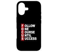 Couleur Rouge Follow The Course Red Graphic Coque pour iPhone 17