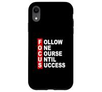 Couleur Rouge Follow The Course Red Graphic Coque pour iPhone XR