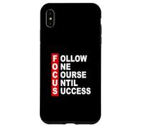 Couleur Rouge Follow The Course Red Graphic Coque pour iPhone XS Max