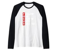 Couleur Rouge Follow The Course Red Graphic Manche Raglan