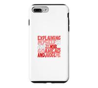 Couleur Rouge Go Ahead, Judge Me Red Graphic Coque pour iPhone 7 Plus/8 Plus