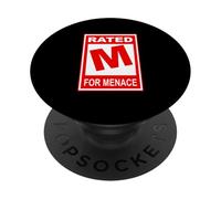 Couleur Rouge M pour Menace Red Graphic PopSockets PopGrip Adhésif