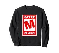 Couleur Rouge M pour Menace Red Graphic Sweatshirt