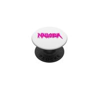 Couleur Rouge nausée Amusante PopSockets PopGrip Adhésif