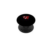 Couleur Rouge Nothing to See Here Red Graphic PopSockets PopGrip Adhésif