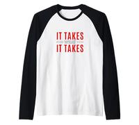Couleur Rouge What It Takes Red Graphic Manche Raglan