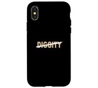 Couleur Tan No Digg Tan Graphic Coque pour iPhone X/XS