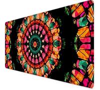 Couleur Tapis de Souris Géométrie Tapis de Souris XXL 1200 x 600mm Mouse Pad avec Bords Cousus et Base en Caoutchouc Antidérapante Mouse Pad XXL pour PC, Ordinateur Portable, Accessoires Bureau q4199