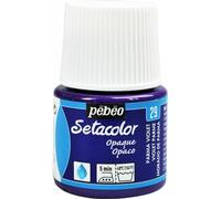 Pébéo Setacolor - Peinture pour Textiles et Tissus Sombres et Opaque - 1 Flacon Violet Parme - 45 ML
