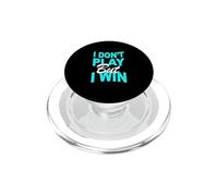 Couleur Turquoise Don't Play, Win Turquoise Graphic PopSockets PopGrip pour MagSafe
