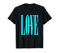 Couleur Turquoise et graphisme Love Turquoise T-Shirt