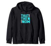 Couleur Turquoise : Motif « This is Now » Turquoise Sweat à Capuche