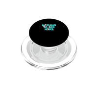 Couleur Turquoise Nothing to See Here Turquoise Graphic PopSockets PopGrip pour MagSafe