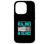 Couleur Turquoise Real Ones Move in Silence Turquoise Graphic Coque pour iPhone 14 Pro