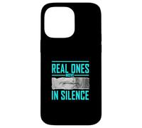 Couleur Turquoise Real Ones Move in Silence Turquoise Graphic Coque pour iPhone 14 Pro Max