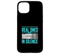 Couleur Turquoise Real Ones Move in Silence Turquoise Graphic Coque pour iPhone 15 Plus