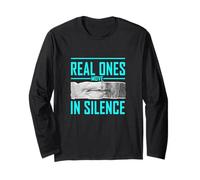 Couleur Turquoise Real Ones Move in Silence Turquoise Graphic Manche Longue