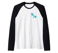 Couleur Turquoise The Name of The Game Turquoise Graphic Manche Raglan