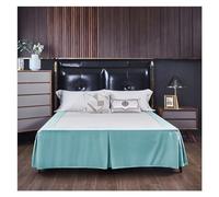 Couleur Unie Coins fendus Jupe de lit Maison hôtel Couvre-lit Double/Complet/Reine/Roi Taille 1 pc(Color 3,King 200x203x38cm)