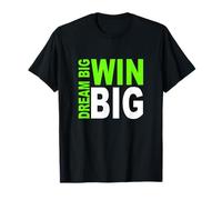 Couleur Verte Dream/Win Big Green Graphic T-Shirt
