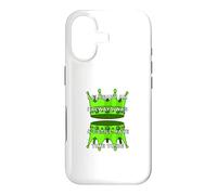 Couleur Verte : Graphique était, am et Sera Vert Coque pour iPhone 17