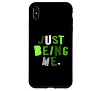 Couleur Verte Just How I Be Green Graphic Coque pour iPhone XS Max