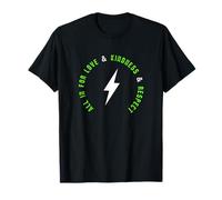 Couleur Verte Love Kindness Respect Green Graphic T-Shirt