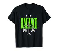 Couleur Verte Love Money Balance Green Graphic T-Shirt