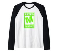 Couleur Verte M pour Menace Green Graphic Manche Raglan