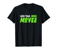 Couleur Verte Moins de Conversation, Plus de mouvements Graphique Vert T-Shirt