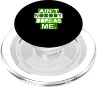 Couleur Verte Nobody Dope As Me Graphique Vert PopSockets PopGrip pour MagSafe