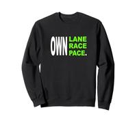 Couleur Verte OWN Lane Race Pace Green Graphic Sweatshirt