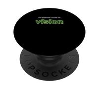 Couleur Verte, Pas Tout Le Monde Peut Voir la Vision Graphique Vert PopSockets PopGrip Adhésif