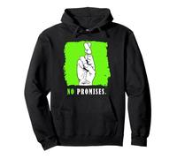Couleur Verte sans promesses Graphique Vert Sweat à Capuche