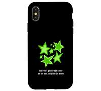 Couleur Verte Shine Like Us Graphique Vert Coque pour iPhone X/XS