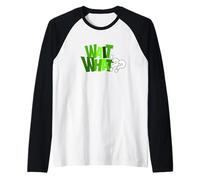 Couleur Verte, Wait, What?? Graphique Vert Manche Raglan